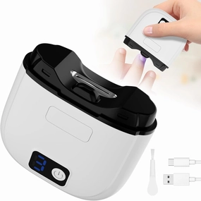 Electric Nail Clipper - 3 Speeds Electric Nail Trimmer for Baby/Adults/Seniors/Children with LED Light - Rechargeable Automatic Nail Clippers for Men Women Kids - Electric Finger Toe Nail Cutter