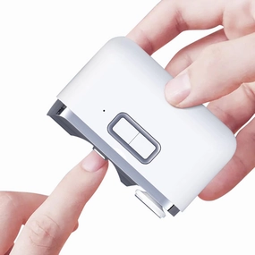 Electric Nail Clipper, with Nail File & Nail Scraps Storage USB Rechargeable Safety Fingernail Trimmer 2 in 1 Manicure Tool for Elderly Adults Children Care Communities, Caregivers, Kids Men Women