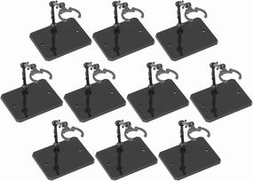 Figure Display Holder Base, Model Display Stand Adjustable Long Lasting Secure for 6inch Action Figures (Grey)