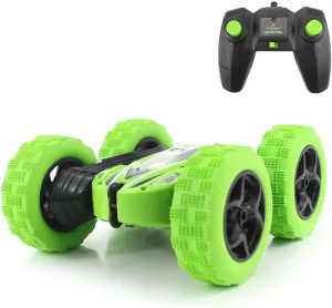 Fisca RC Car Remote Control Stunt Car, 4WD Monster Truck Double Sided Rotating Tumbling - 2.4GHz High Speed Rock Crawler Vehicle with Headlights for Kids Age 4, 5, 6, 7, 8, 9-12 Year Old