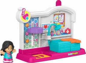 Fisher-Price Little People Toddler Toy Barbie You Can Be Anything Doctor Playset with Figure for Preschool Pretend Play Kids Ages 18  Months