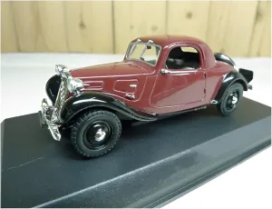for Citroen 1937 1 43 Alloy Simulation Classic Car Model Souvenir Ornaments Display Non-Remote App Controlled Toys