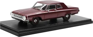 for Dodge 330 Sedan 1964 1 43 Resin Car Model Classic Car Ornaments Display Non-Remote App Controlled Toys