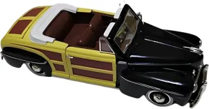 for Ford 1946 1 32 Alloy Retro Die Cast Deluxe Convertible Car Model Classic Collection Non-Remote App Controlled Toys
