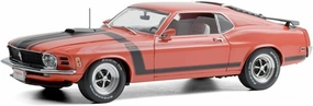 for Ford Mustang BOSS 302 1970 1 18 Alloy Red Musle Car Model Adult Classic Collection Gift Display Non-Remote App Controlled Toys