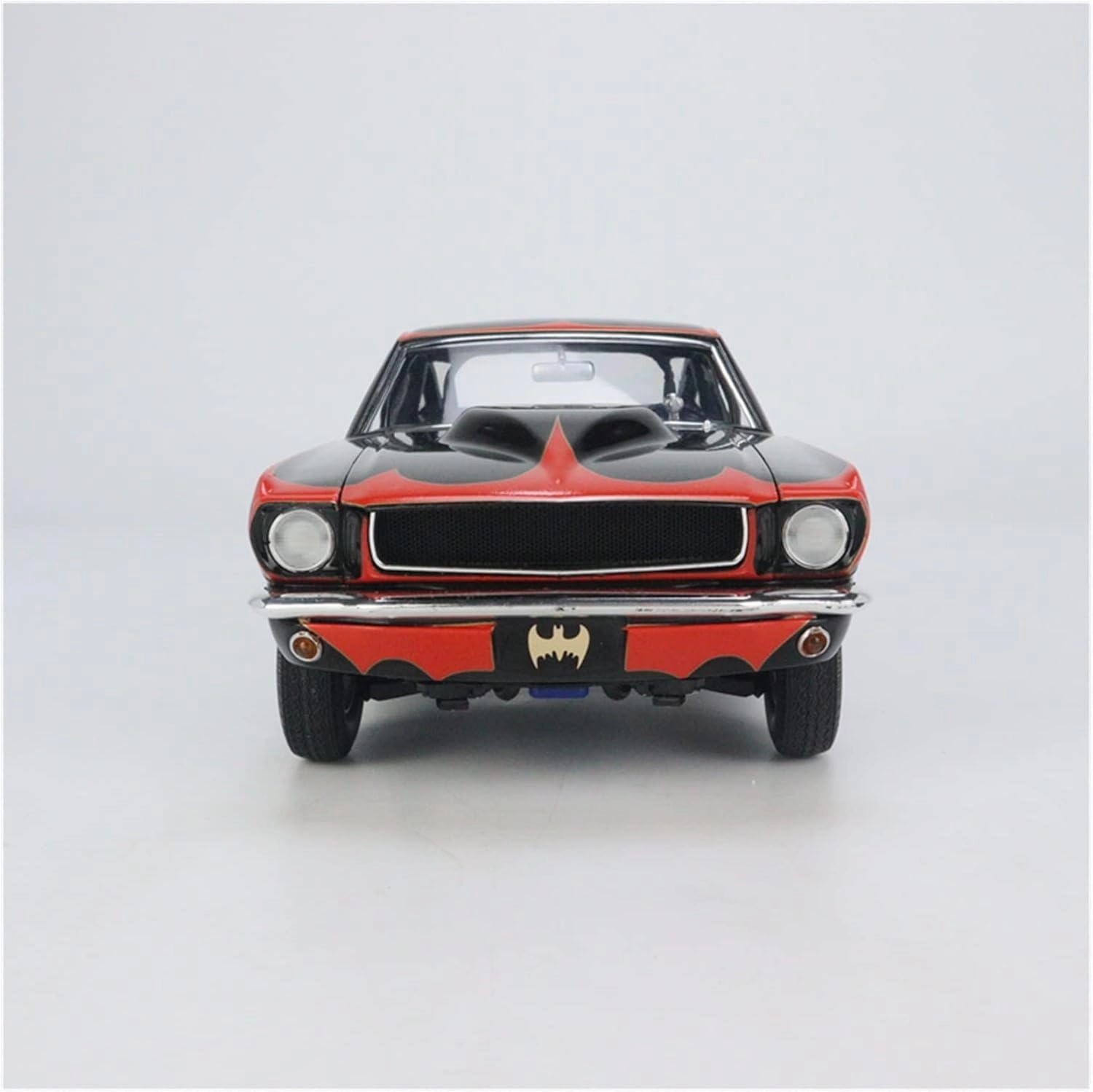 for Mustang A/FX NHRA 1966 1 18 Alloy Fully Open Limited Edition Car Model Classic Collection Non-Remote App Controlled Toys(Black)