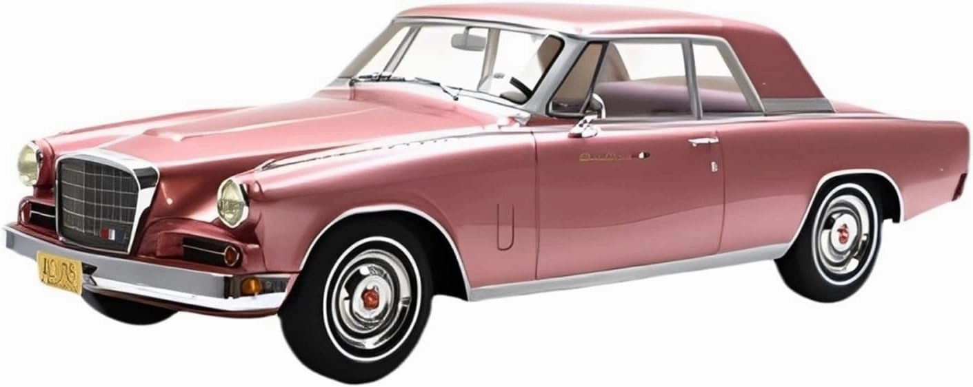 for Studebaker Gran Turismo Hawk 1963 1 18 Resin Boutique Simulation Toy Models Classic Collection Non-Remote App Controlled Toys