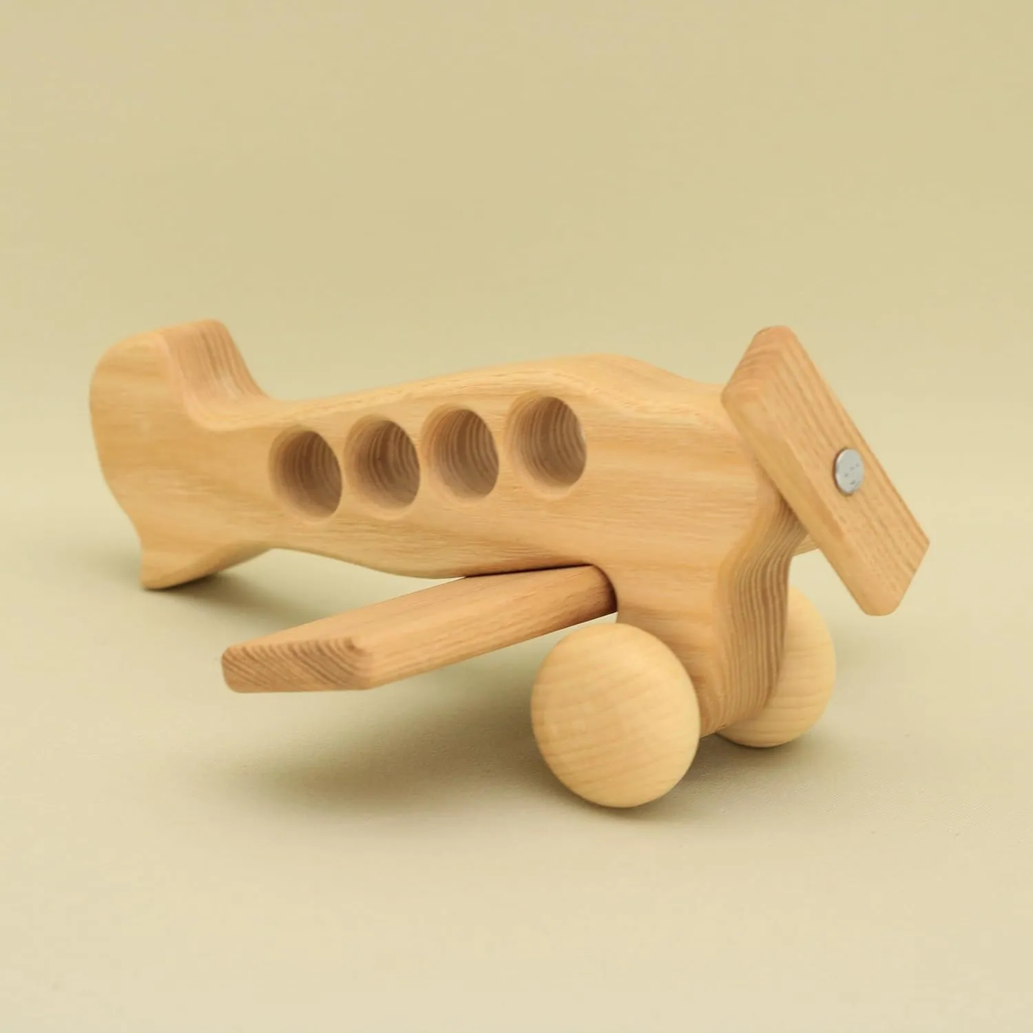 Free Shipping Eco-Friendly Handmade Natural Wooden Airplane FY04: Montessori and Waldorf Educational Influence, Sky Explorer Lotes Toys Baby Gift