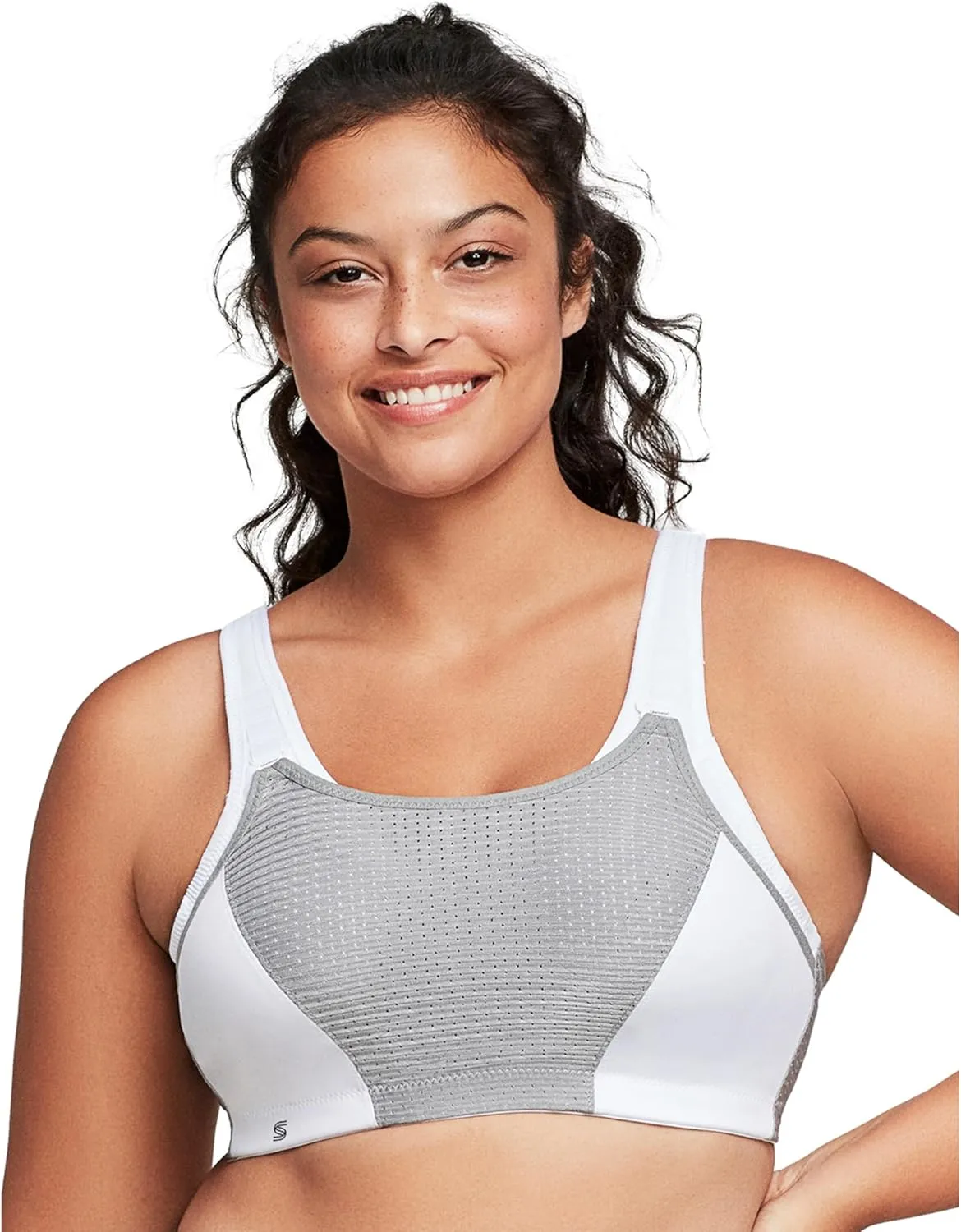 Full Figure Plus Size Custom Control Sports Bra Wirefree #1166