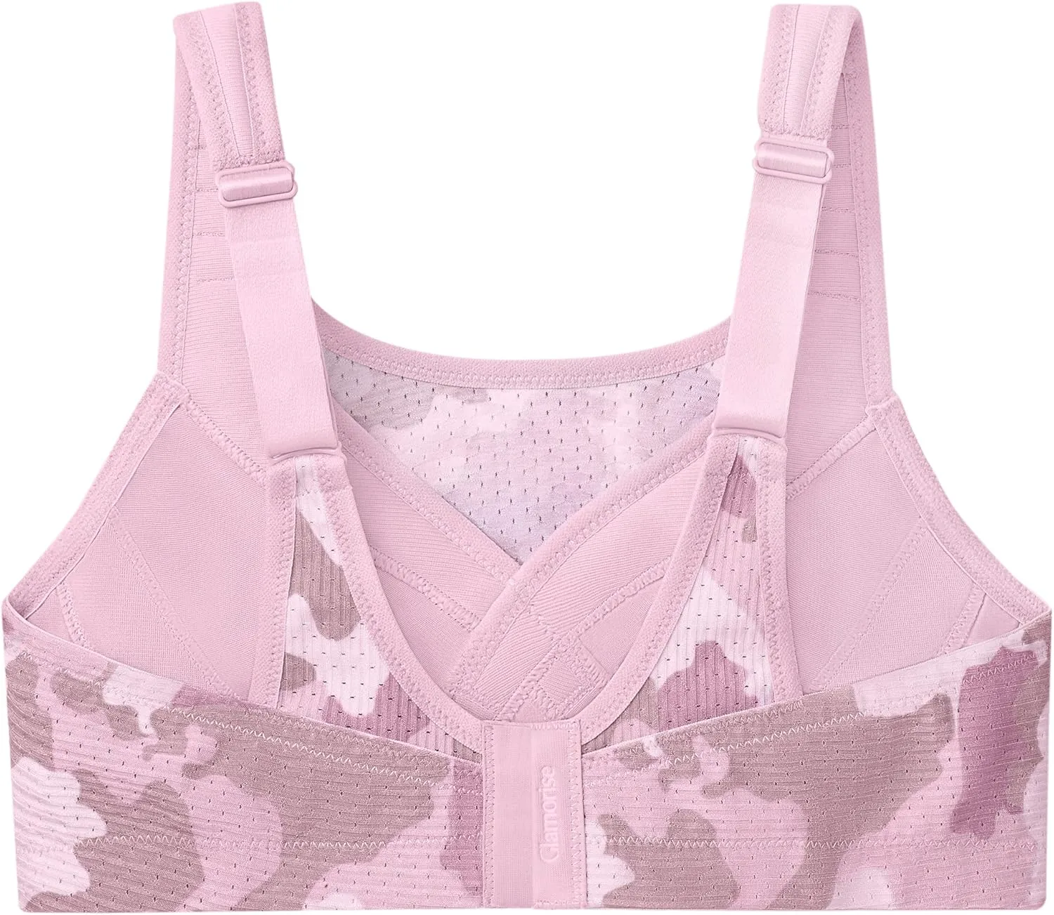Full Figure Plus Size Custom Control Sports Bra Wirefree #1166