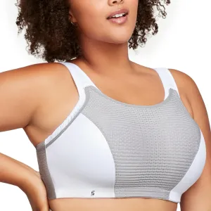 Full Figure Plus Size Custom Control Sports Bra Wirefree #1166