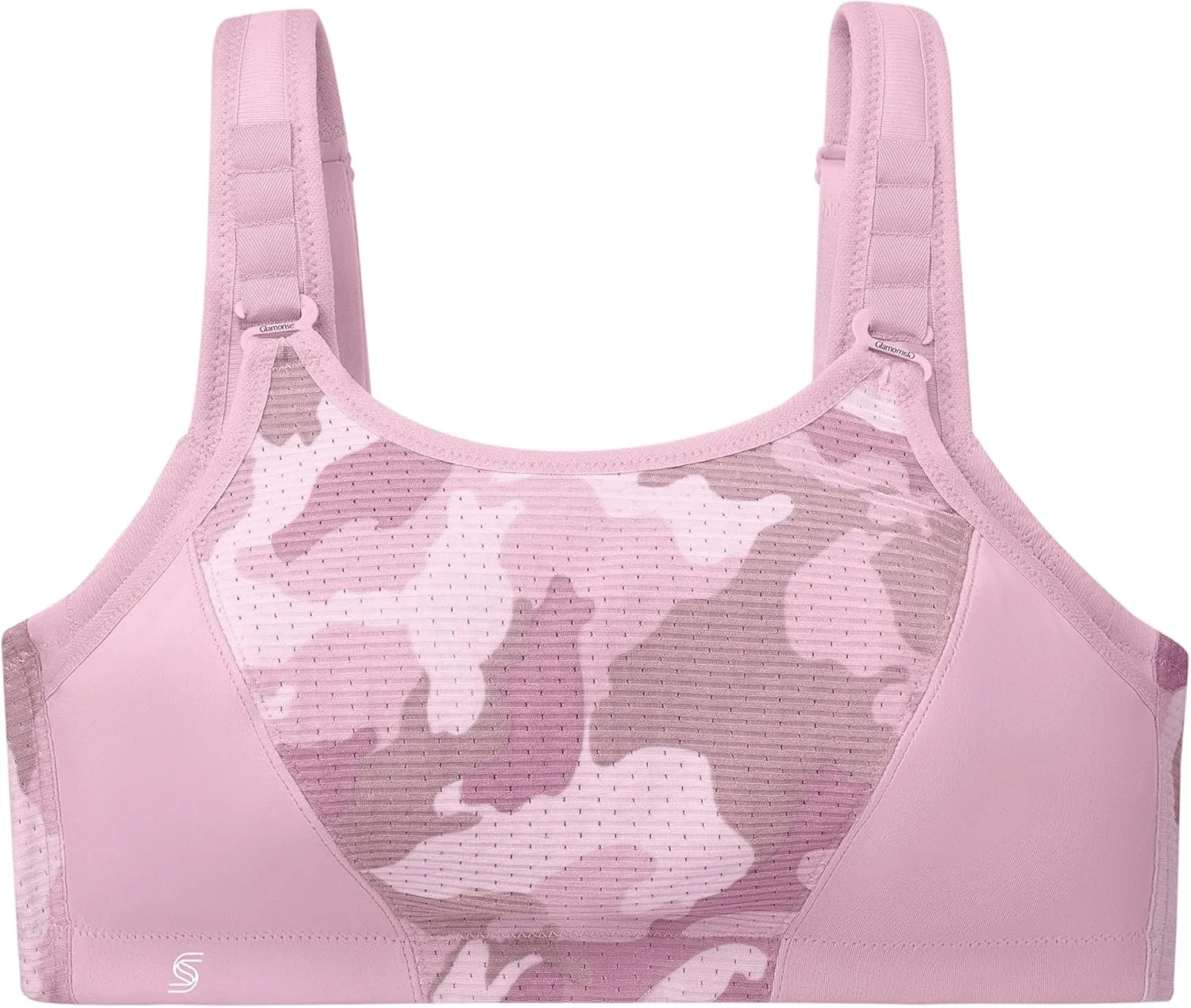 Full Figure Plus Size Custom Control Sports Bra Wirefree #1166