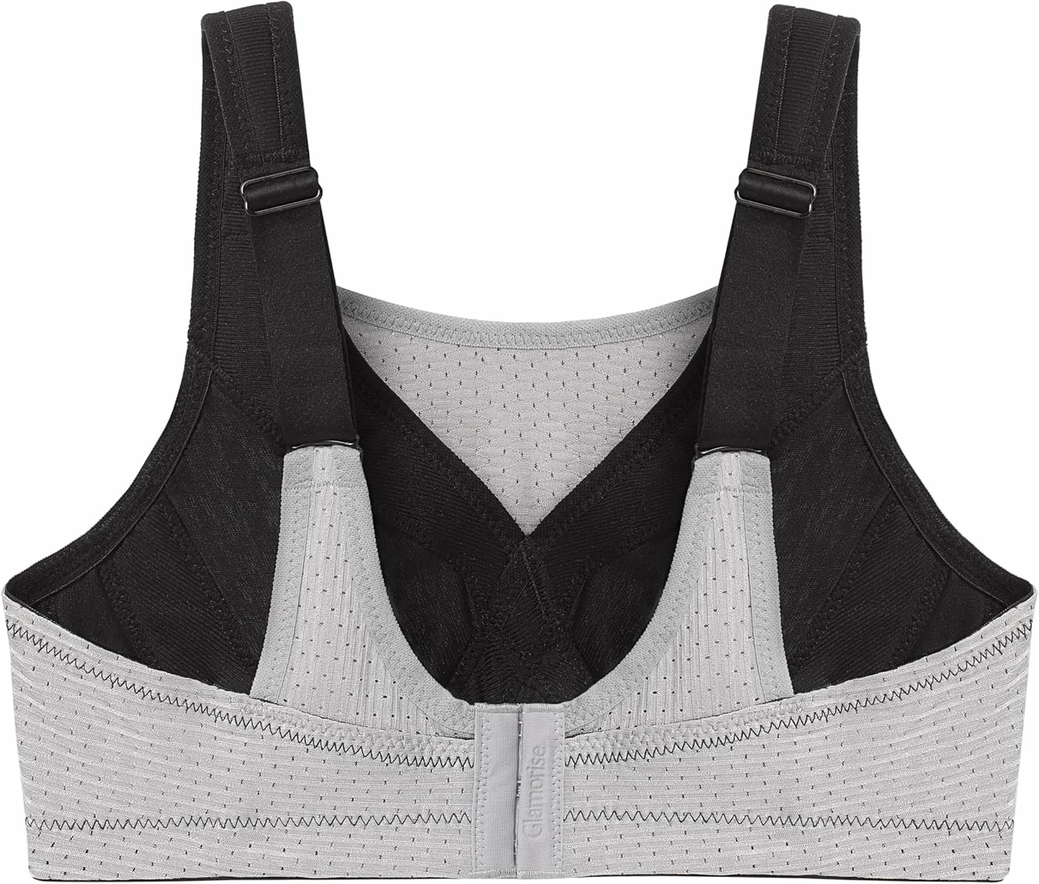 Full Figure Plus Size Custom Control Sports Bra Wirefree #1166