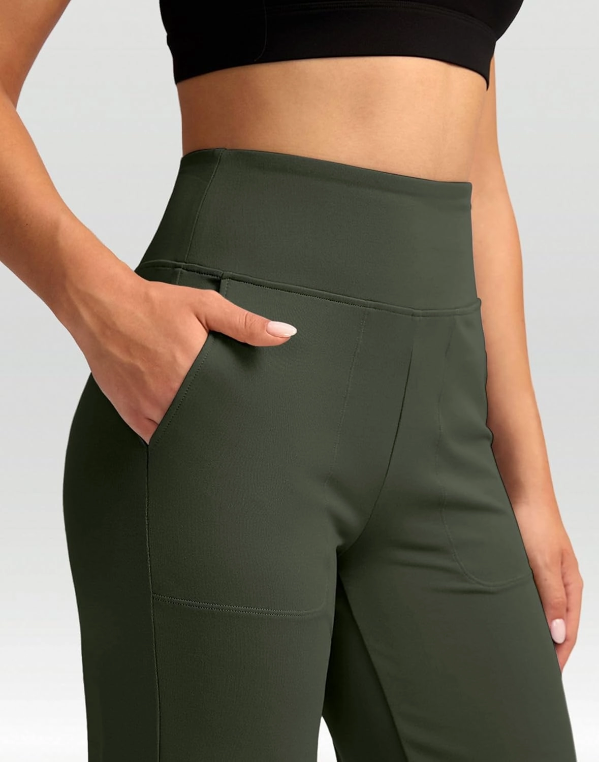 G Gradual Women's Yoga Pants wiht Pockets High Waist Stretch Loose Casual Lounge Sweatpants Petite/Regular/Tall