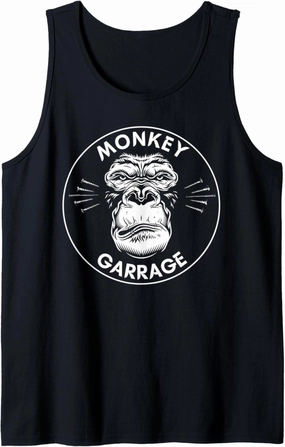 Gas Station Screwed Up Ape Head Tank Top