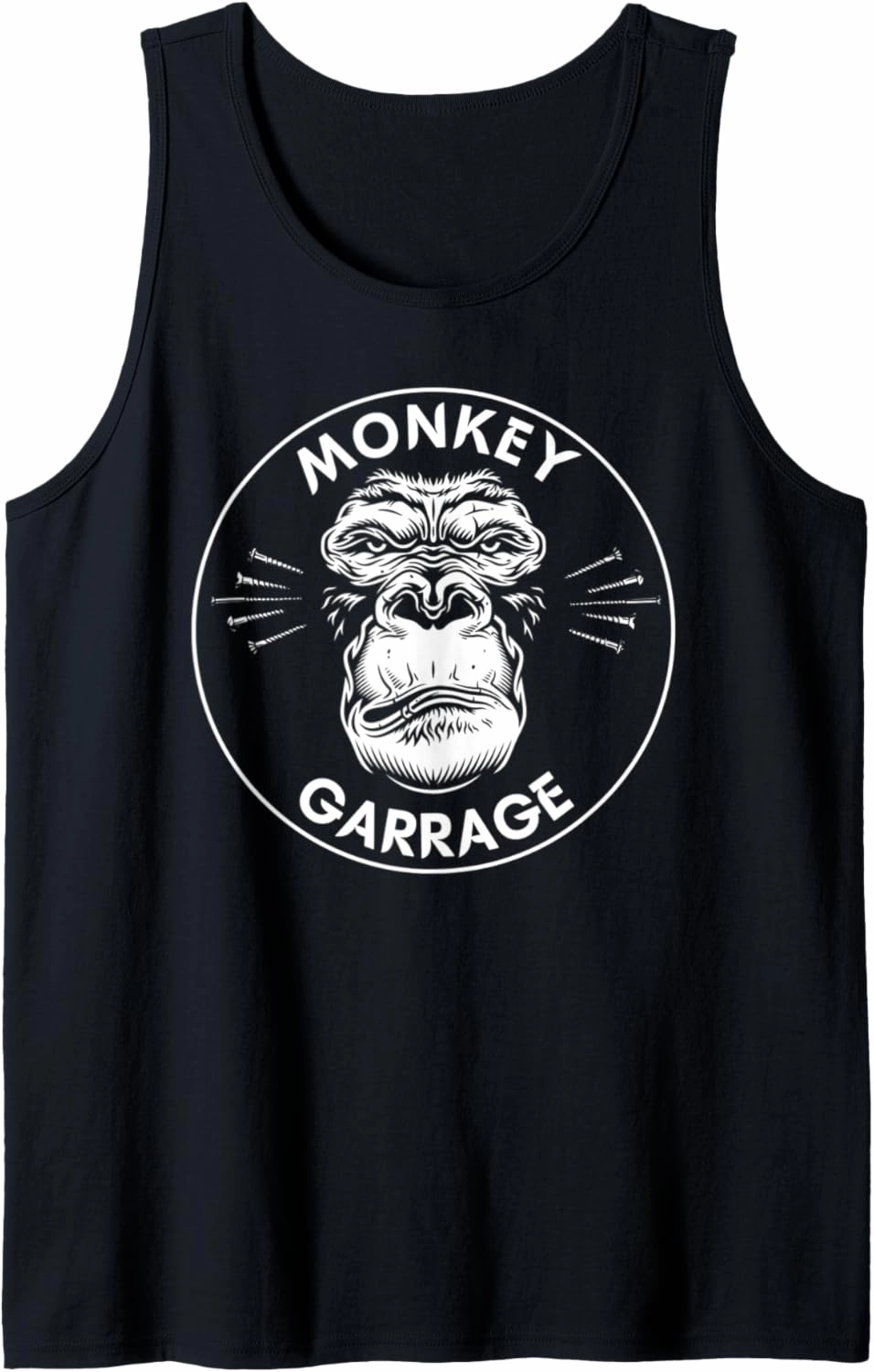 Gas Station Screwed Up Ape Head Tank Top