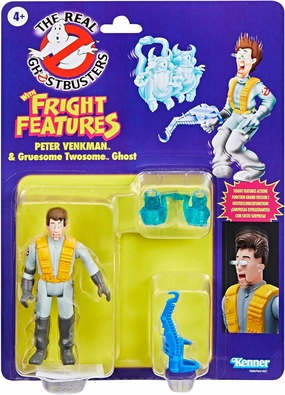 Ghostbusters Kenner Classics The Real Peter Venkman & Gruesome Twosome Ghost Toys, Retro Action Figure, Toys for Kids 4 