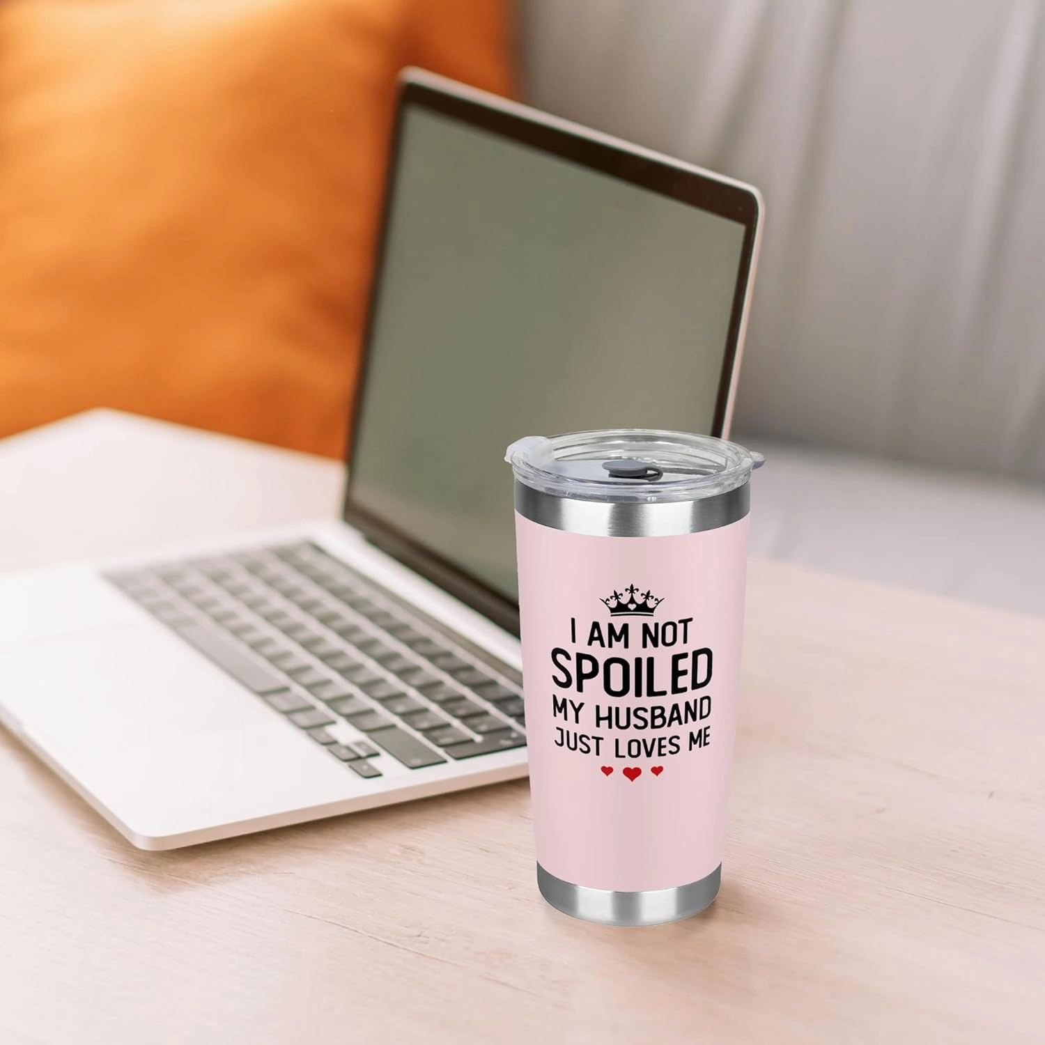 Gifts for Wife from Husband - Wife Gifts - Wedding Anniversary for Women, Birthday, Mothers Day, Christmas Gift for Her - Romantic Gift for Her - 20 Oz Pink Tumbler