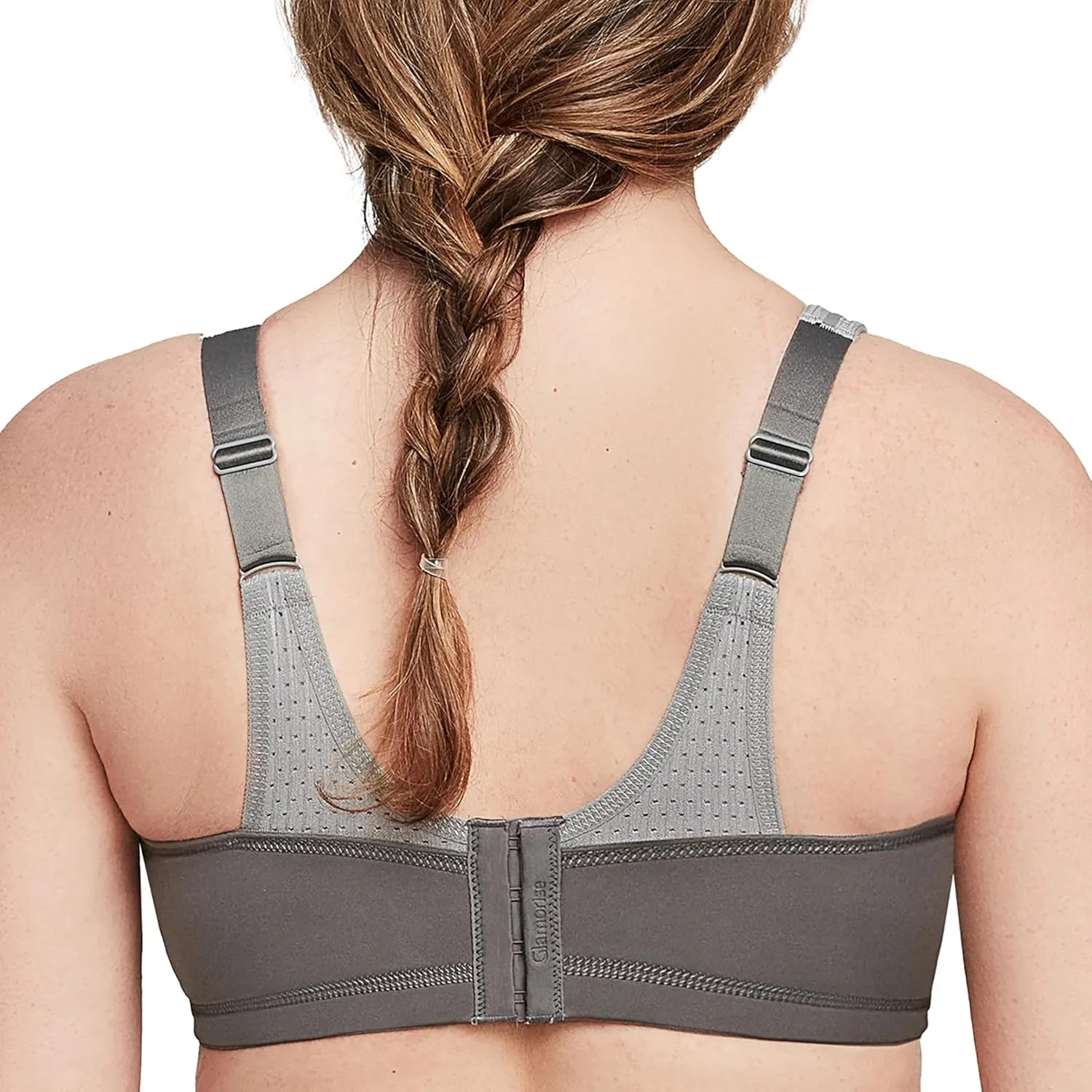 Glamorise Women's Full Figure Elite Performance Adjustable Wonderwire Sport Bra #9167