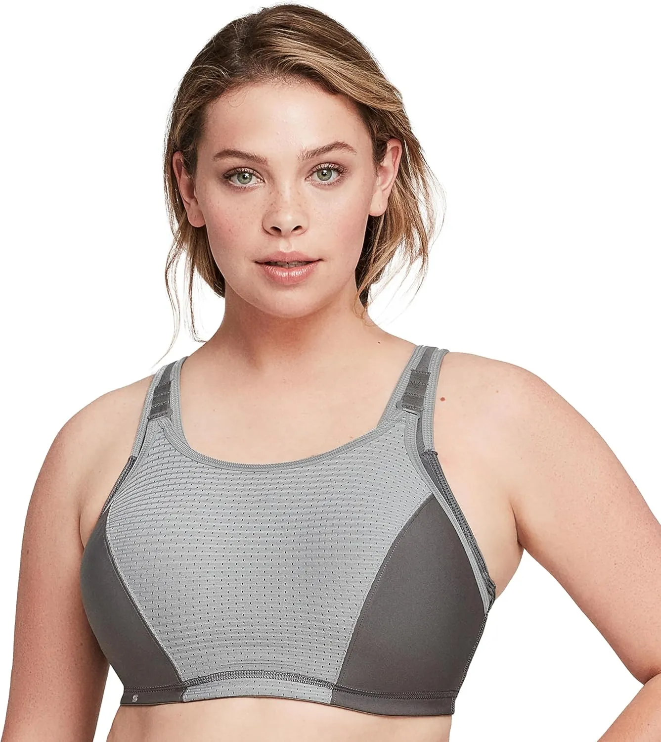 Glamorise Women's Full Figure Elite Performance Adjustable Wonderwire Sport Bra #9167