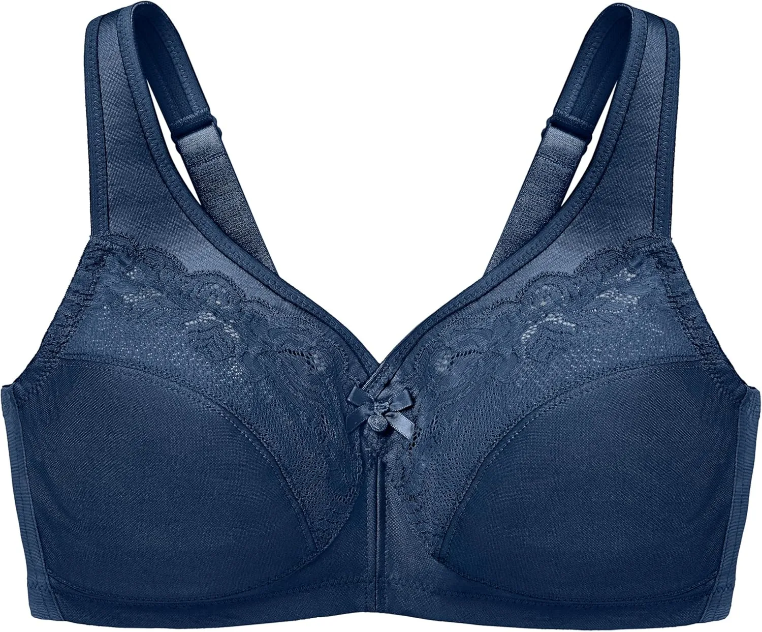 Glamorise Women's Full Figure Wirefree Minimizer Support Bra #1003