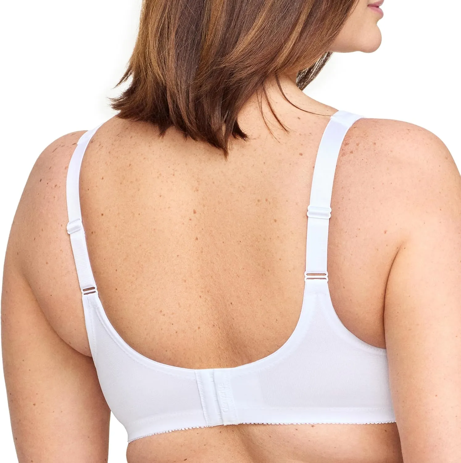 Glamorise Women's Full Figure Wirefree Minimizer Support Bra #1003