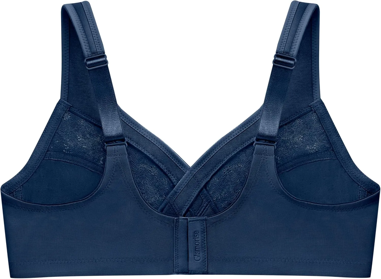 Glamorise Women's Full Figure Wirefree Minimizer Support Bra #1003