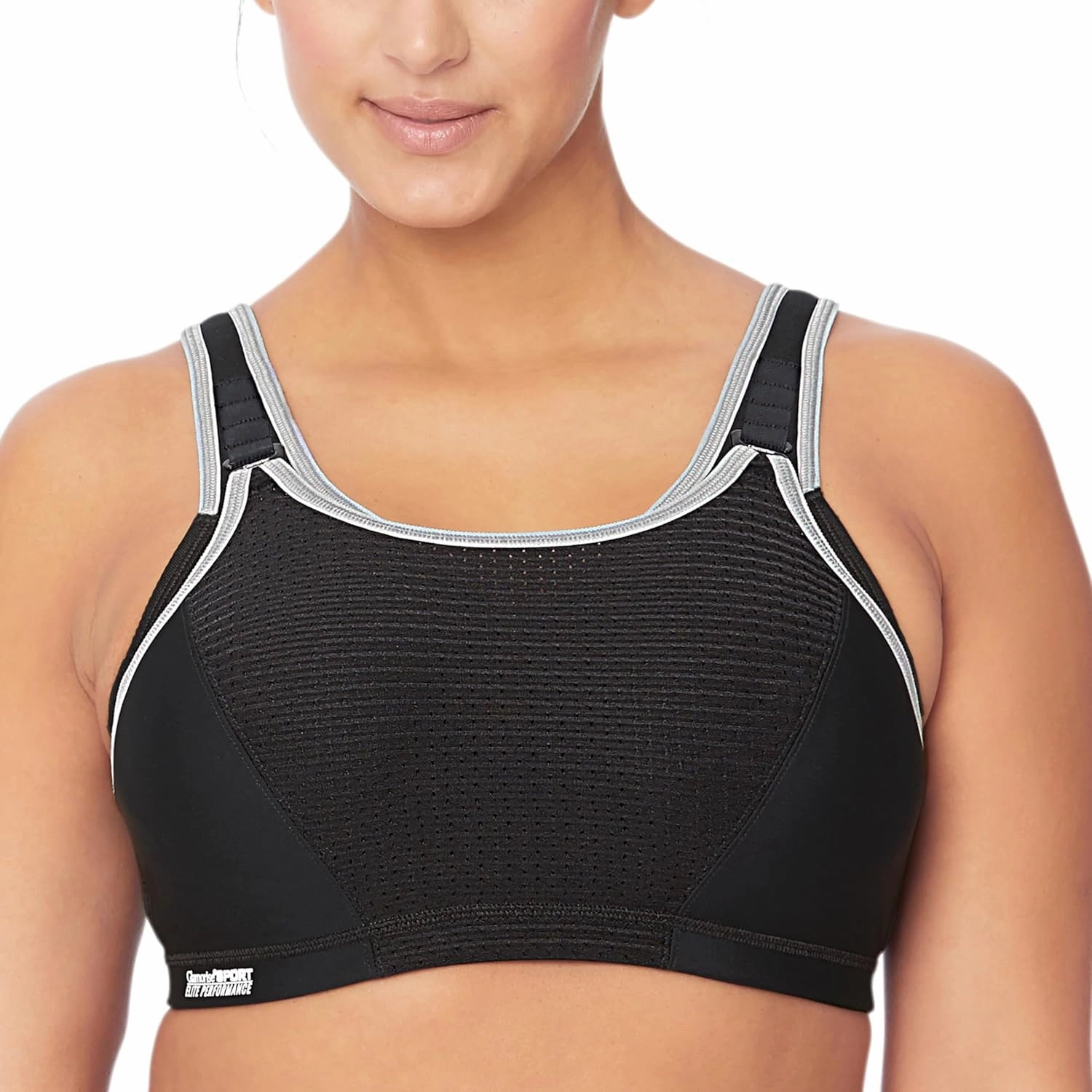 Glamorise Women's Elite Performance Adjustable Wirefree Sport Bra #1167