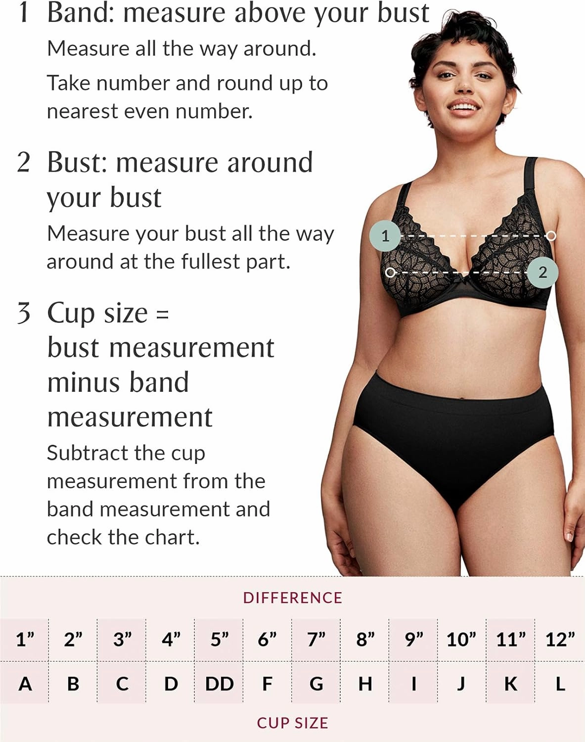 Glamorise Women's Full Figure Plus Size Underwire Sheer Lace Back Close Bra-Nolita #7007
