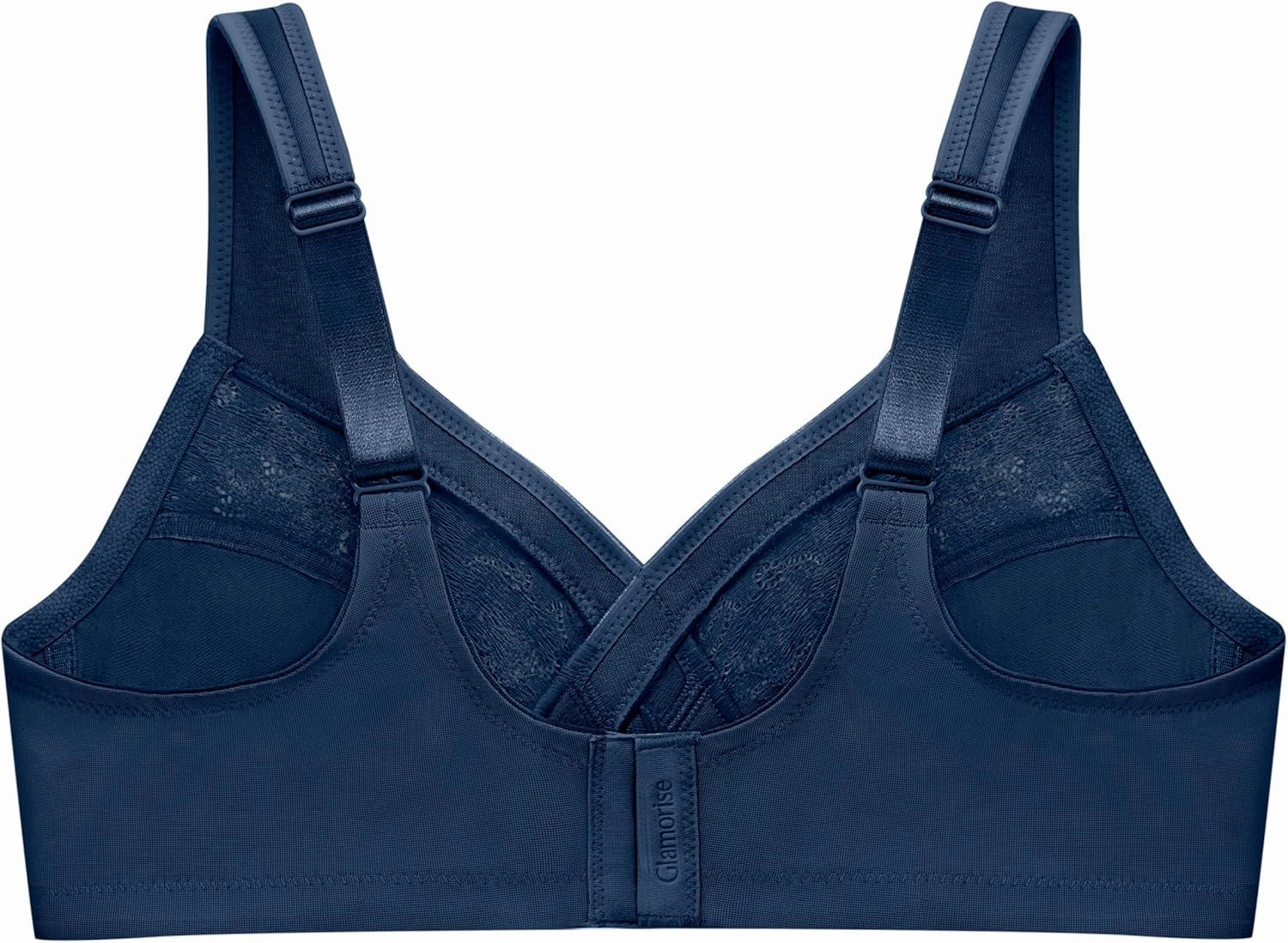 Glamorise Women's Full Figure Wirefree Minimizer Support Bra #1003