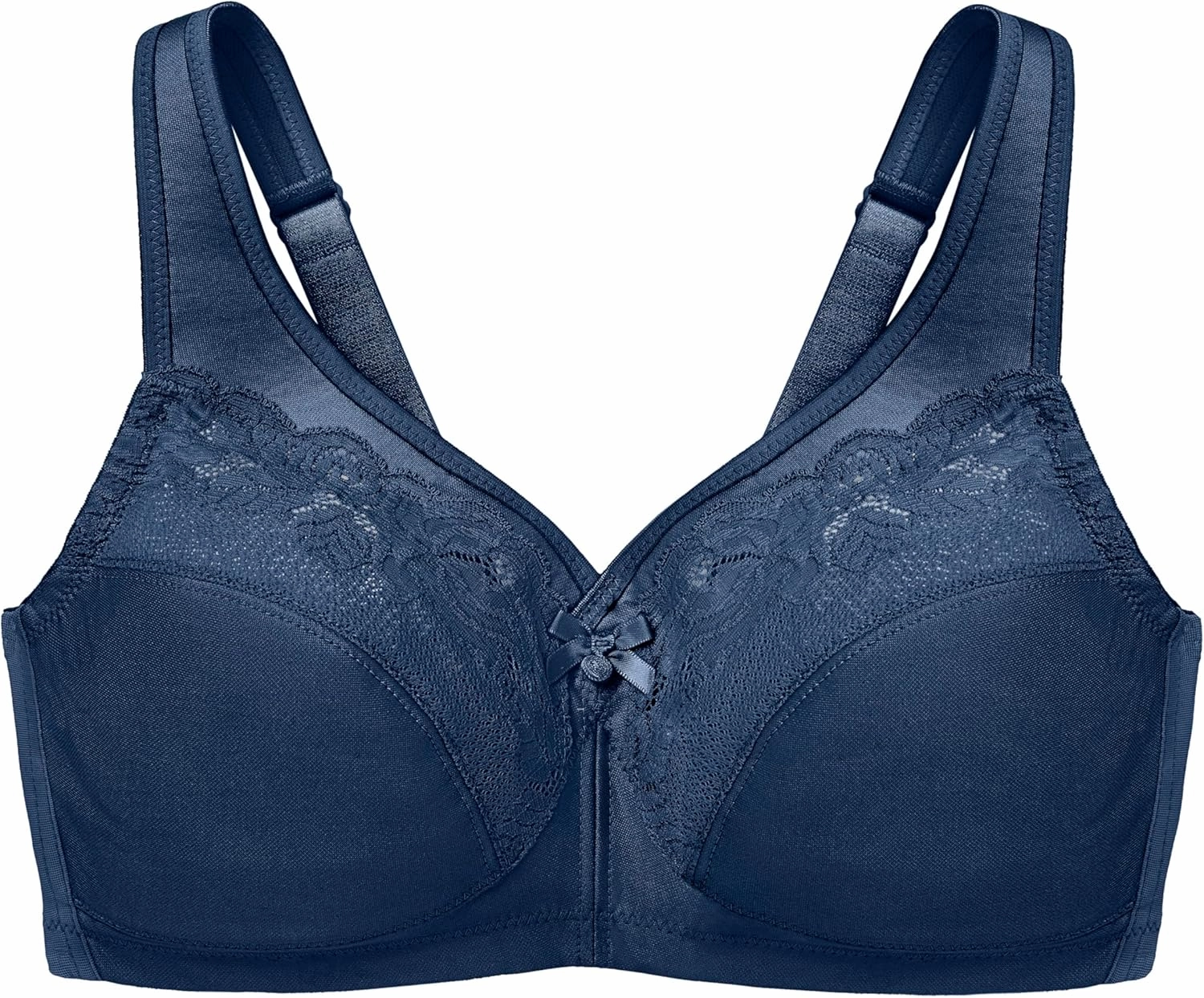 Glamorise Women's Full Figure Wirefree Minimizer Support Bra #1003