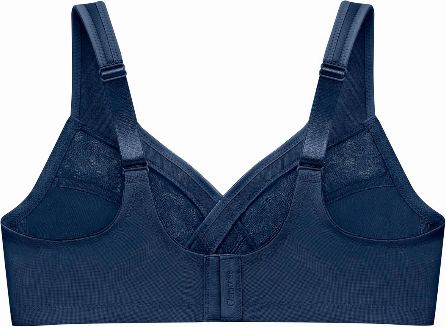 Glamorise Women's Full Figure Wirefree Minimizer Support Bra #1003