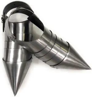 Gothic Knight Medieval Costume Armor Shoe, Steel Shoes - Armor Boot Standard Silver Vilking Armour