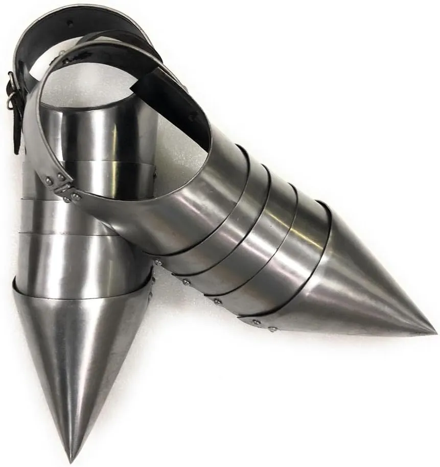 Gothic Knight Medieval Costume Armor Shoe, Steel Shoes - Armor Boot Standard Silver Vilking Armour
