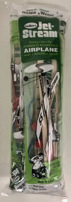Guillow Eight 55 Jetstream Flying Balsa Wood Toy Airplanes
