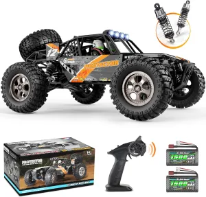 HAIBOXING Remote Control Car,1:12 Scale 4x4 RC Cars Protector 38  KM/H Speed, 2.4G All-Terrain Off-Road Truck Toy Gifts for Boys and Adults Included Two Rechargeable Batteries Provide 40  Min Playtime