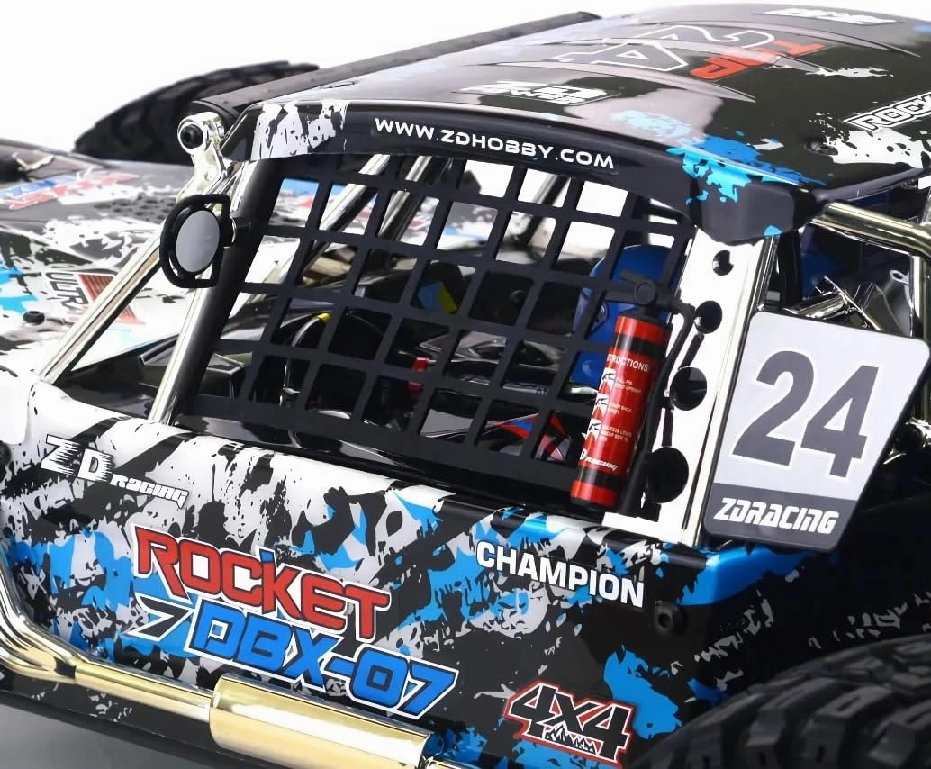 High-Speed Desert Off-Road RC Truck White