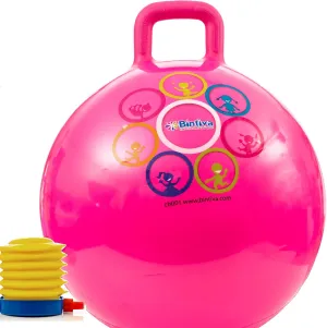 Hippity Hop 45 Cm / 18 Inch Diameter Including Free Foot Pump, for Children Ages 3-6 Space Hopper, Hop Ball Bouncing Toy