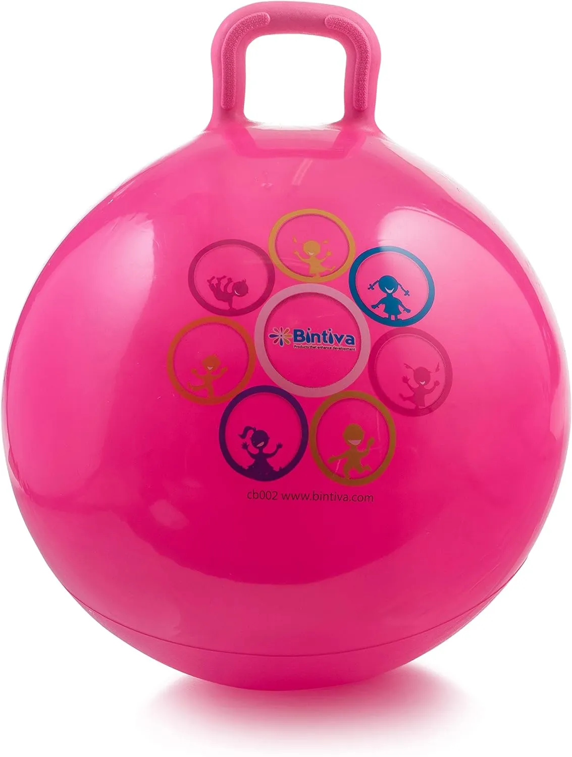 Hippity Hop 45 Cm / 18 Inch Diameter Including Free Foot Pump, for Children Ages 3-6 Space Hopper, Hop Ball Bouncing Toy