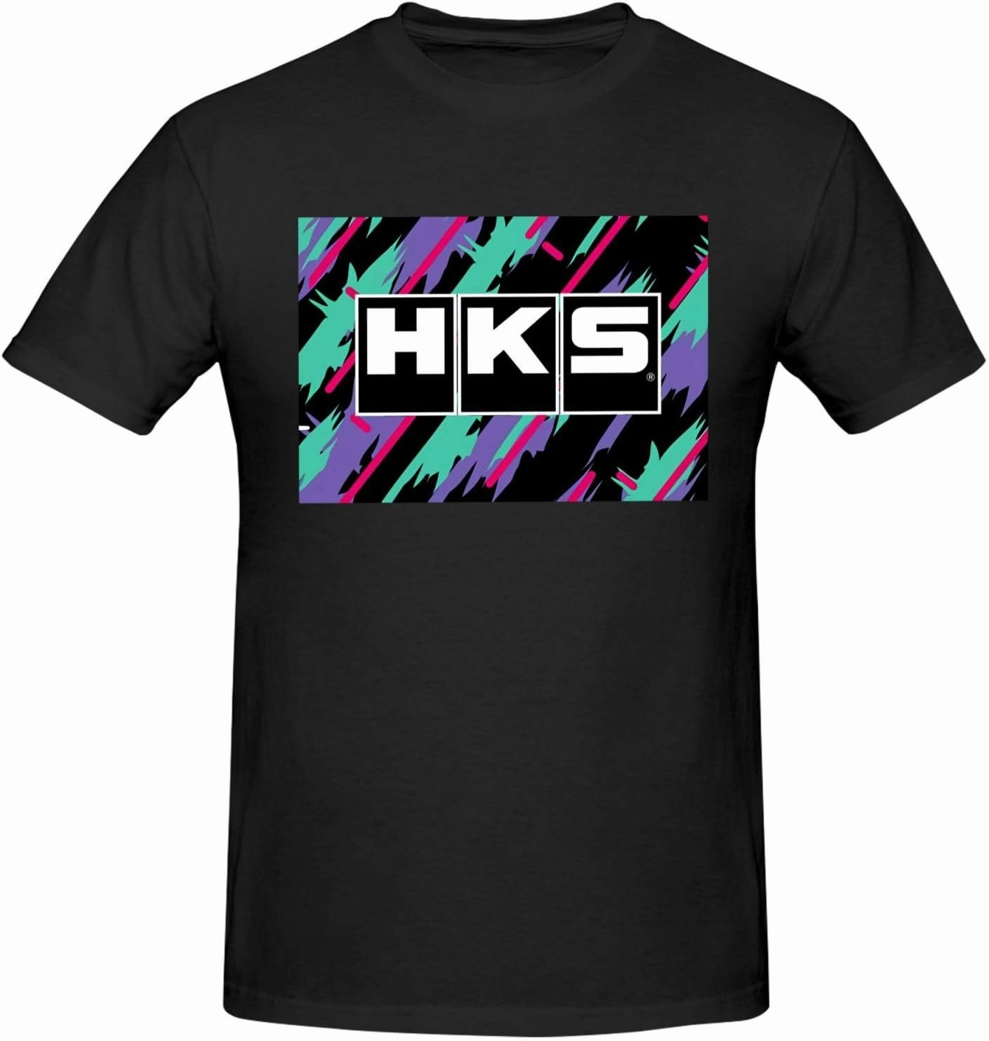Hks Japanese Aftermarked Car Parts T-Shirt Men's Classic Basic Homecoming Basic Spring Short Sleeve Tops