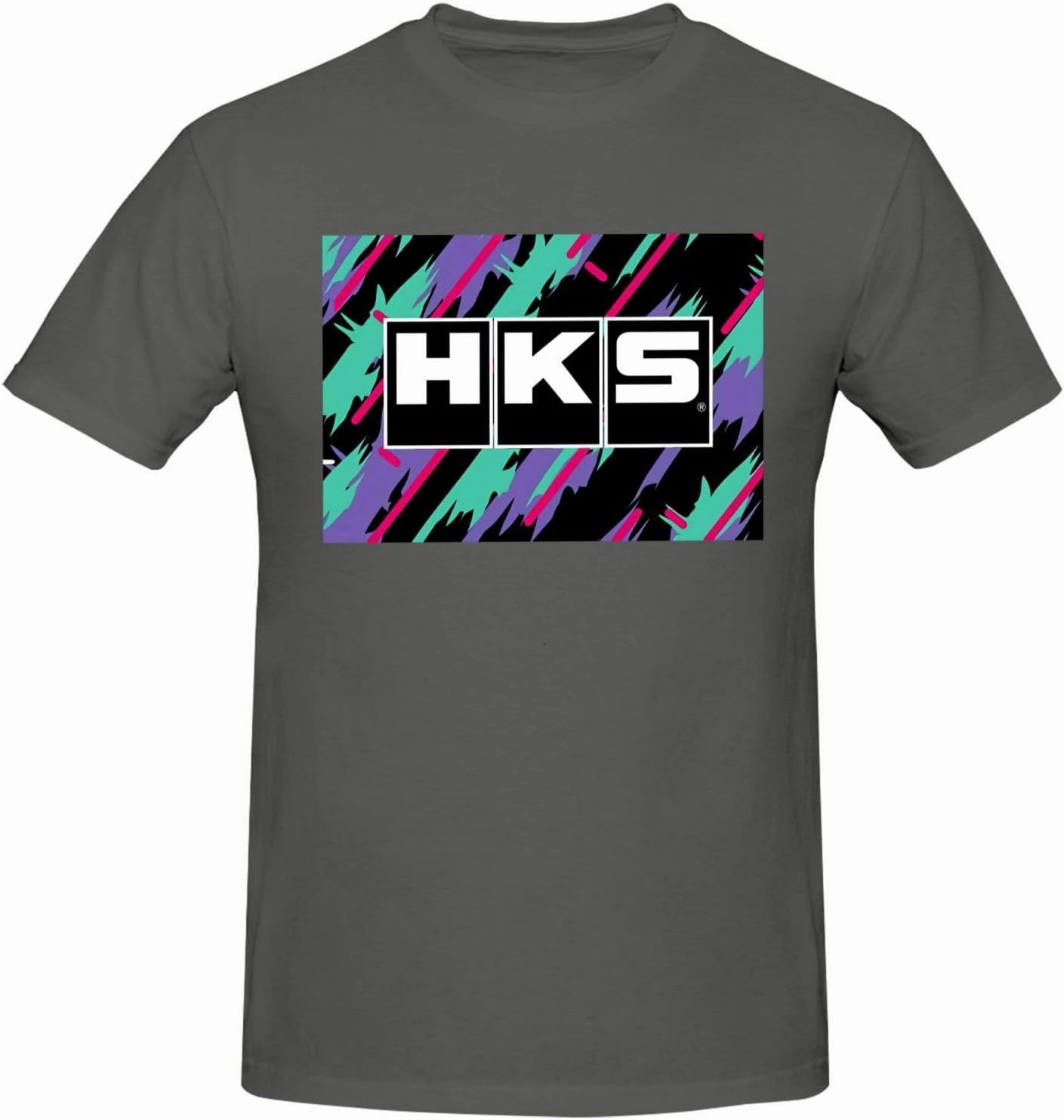Hks Japanese Aftermarked Car Parts T-Shirt Men's Classic Basic Homecoming Basic Spring Short Sleeve Tops