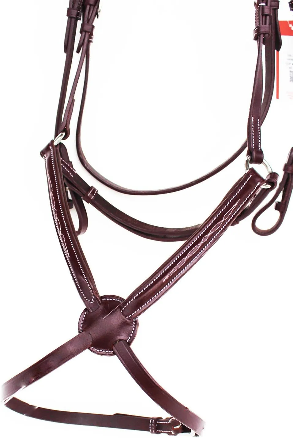Horse English Padded Leather Jumping Adjustable Figure 8 Bridle Full 803447