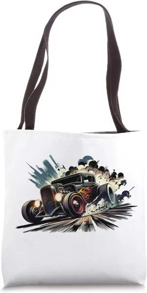 Hot Street Rod Drift Horsepower Classic Tote Bag