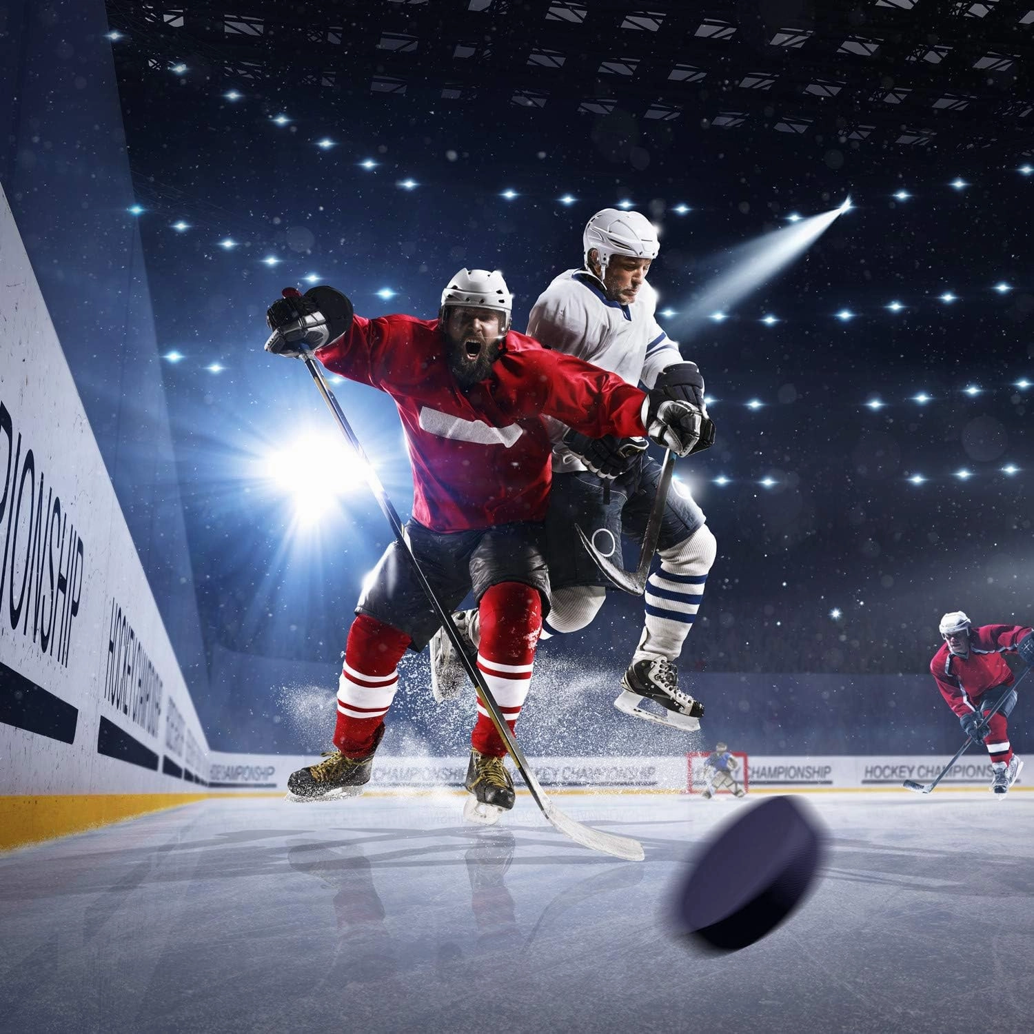 Ice Hockey Pucks, Official Regulation, for Practicing and Classic Training, Diameter 3", Thickness 1", 6oz, Black