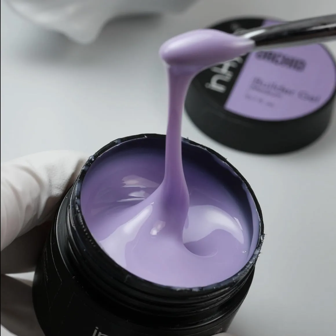 IN.HYPE UV/LED Camouflage Hard/Builder Gel for Nail Extension/Strengthening/Overlays (Orchid #22)