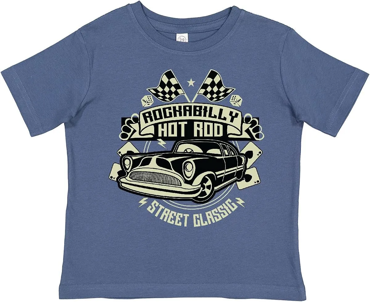 inktastic Rockabilly Hotrod Toddler T-Shirt