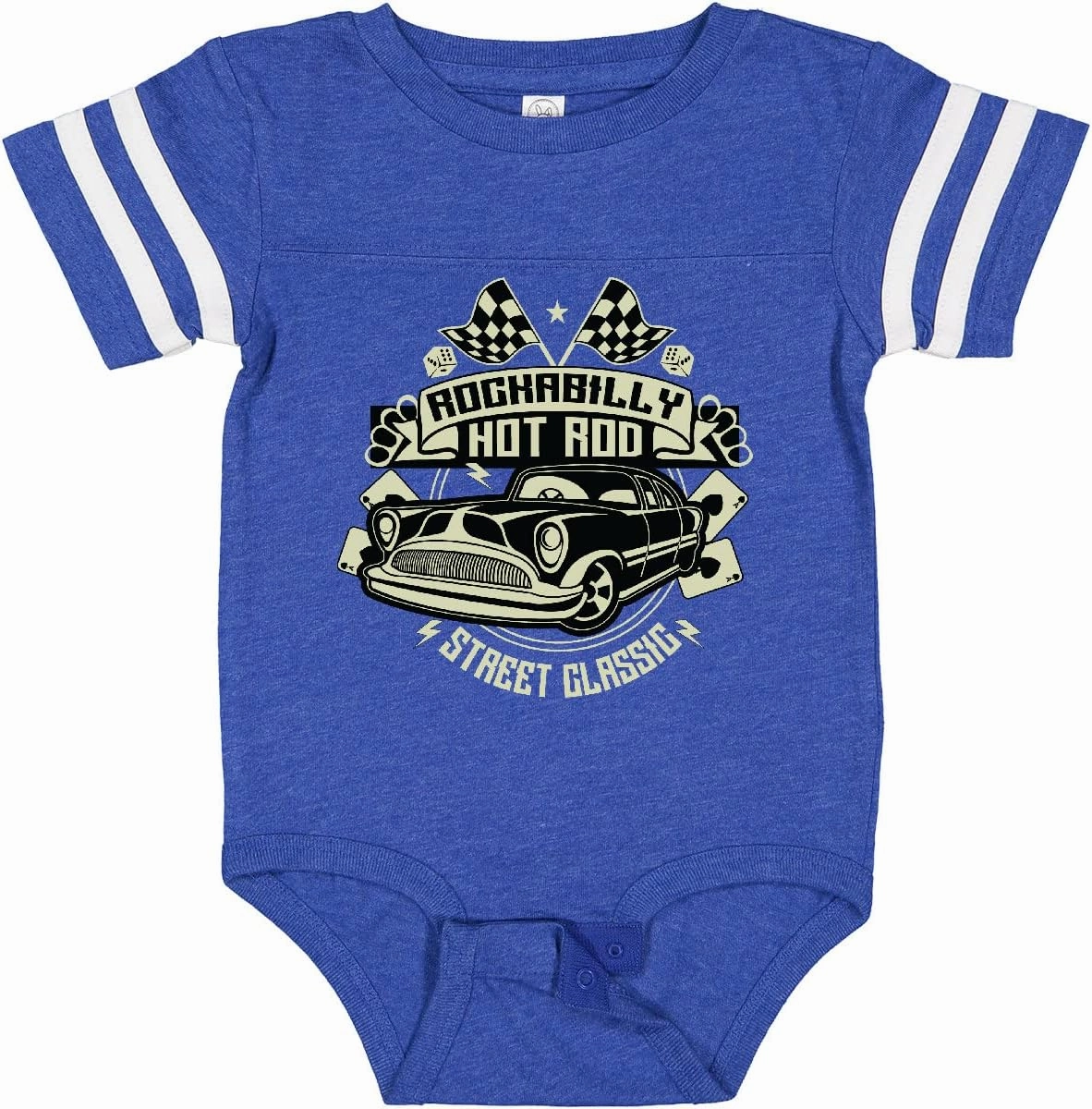 inktastic Rockabilly Hotrod Baby Bodysuit