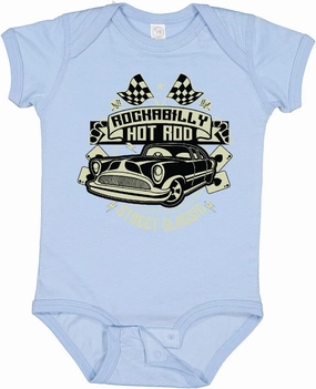inktastic Rockabilly Hotrod Baby Bodysuit
