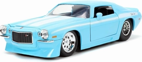 Jada Toys Big Time Muscle 1:24 1971 Chevy Camaro Die-Cast Car (Light Blue)