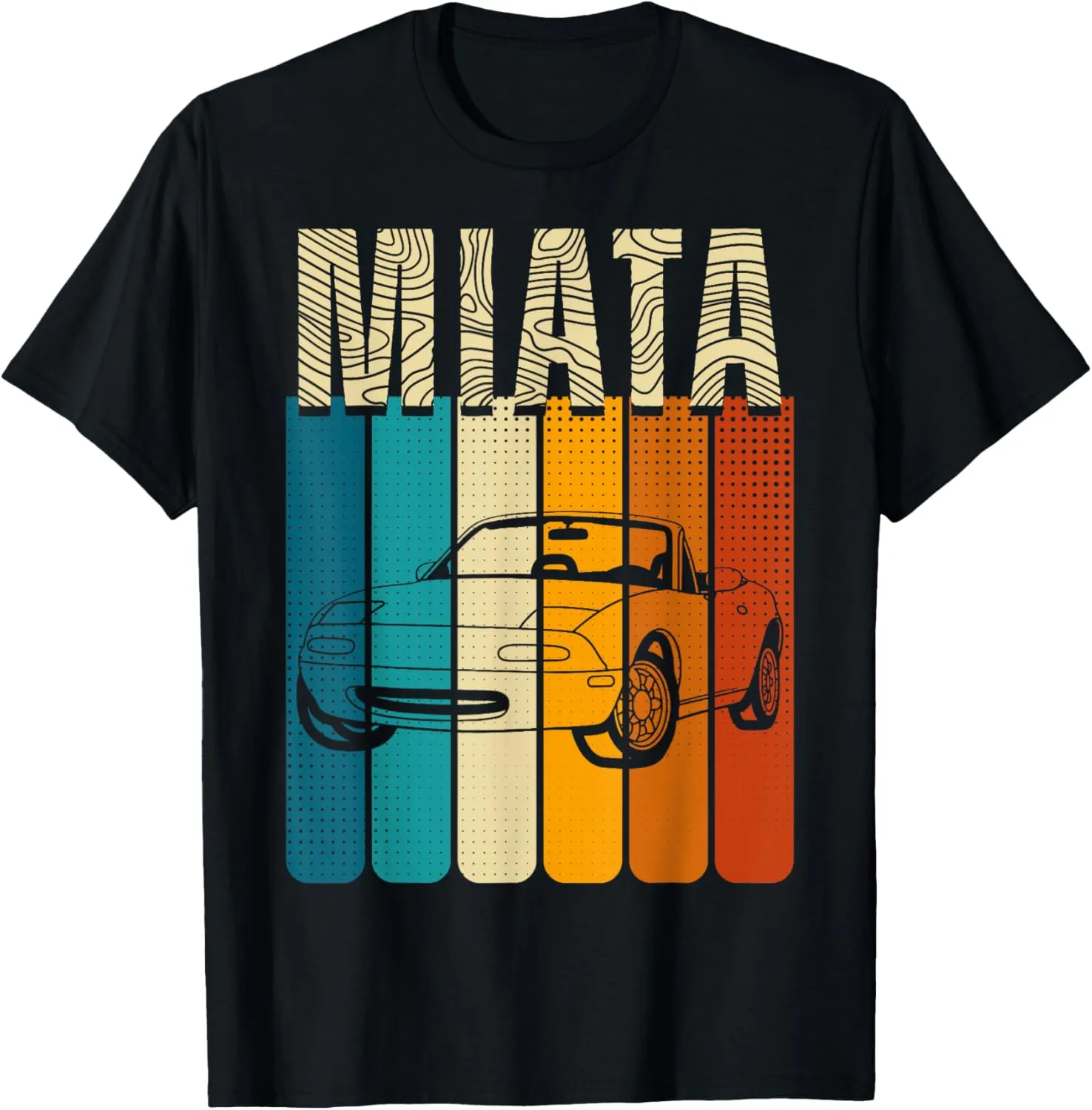 Japanese Miata Car Retro Vintage Sports Car Legend 90s T-Shirt
